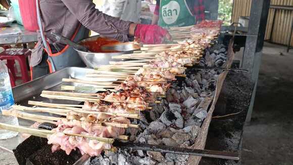 ไก่ย่างทรงเครื่องกะส้า พังงา