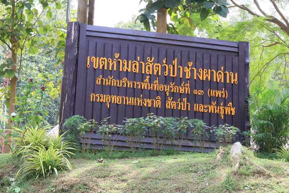 เขตห้ามล่าสัตว์ป่าช้างผาด่าน บ้านแม่ลัว