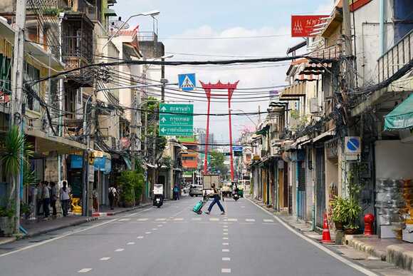 มุมถ่ายรูปเสาชิงช้า