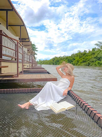 ที่พักริมน้ำกาญจนบุรี 2566